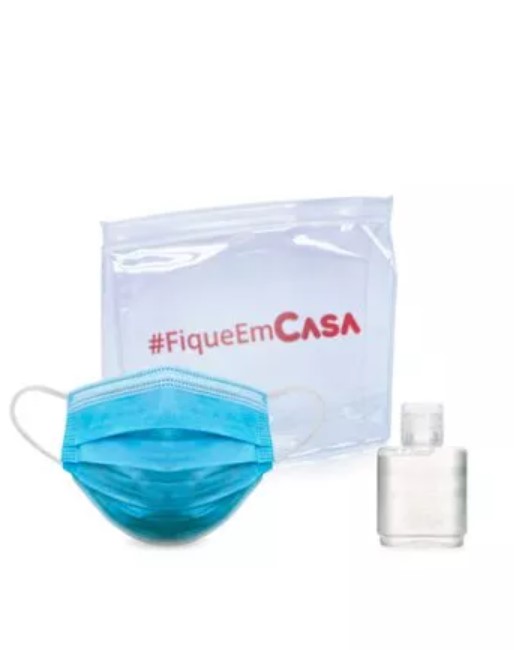 Kit para Prevenção do Coronavirus Personalizado